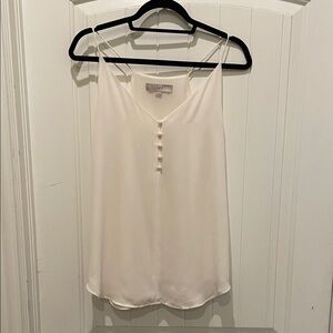 LOFT Women's Ivory Button-Front Camisole